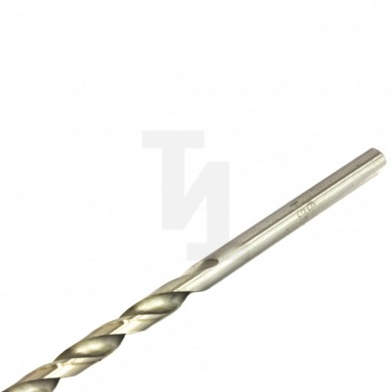 Сверло по металлу, 6 х 139 мм, полированное, удл, HSS, 10 шт, цилиндрический хвостовик Matrix 715060