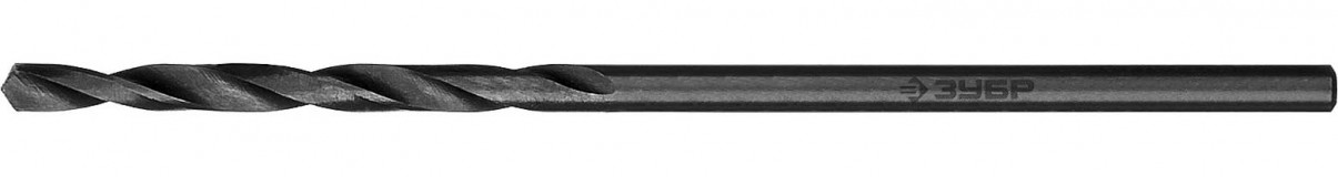 Сверло по металлу, быстрорежущая сталь, класс В, ЗУБР, d=3,0 мм