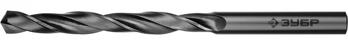 Сверло по металлу, быстрорежущая сталь, класс В, ЗУБР, d=6,5 мм