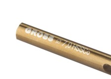 Сверло спиральное по металлу, 7 мм, HSS-Co Gross