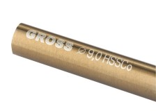 Сверло спиральное по металлу, 9 мм, HSS-Co Gross