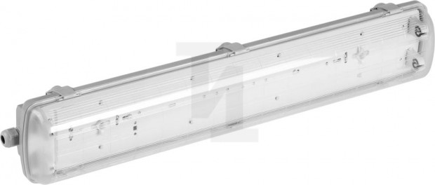 Светильник СВЕТОЗАР пылевлагозащищенный для люминесцентных ламп, Т8, IP65, G13, 2х18Вт 57610-2-18