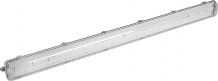 Светильник СВЕТОЗАР пылевлагозащищенный для люминесцентных ламп, Т8, IP65, G13, 2х58Вт