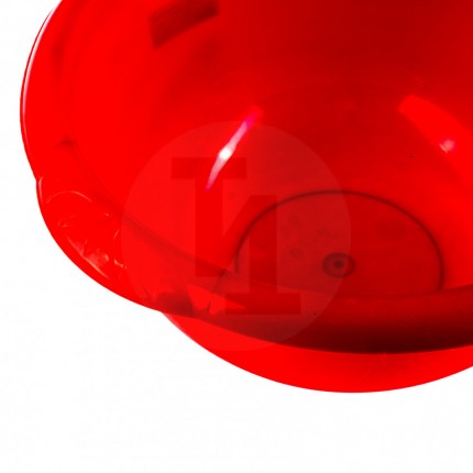 Таз пластмассовый круглый 9 л, красный, Elfe 92982