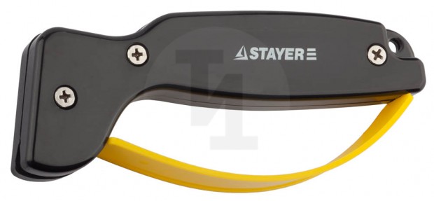 Точилка STAYER "MASTER" универсальная, для ножей, с защитой руки, рабочая часть из карбида 47513