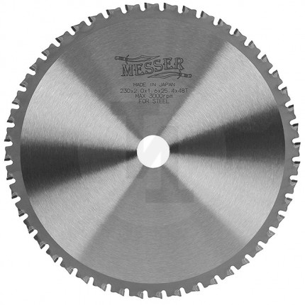 Твердосплавный диск для резки нержавеющей стали 230мм Messer 10-40-234