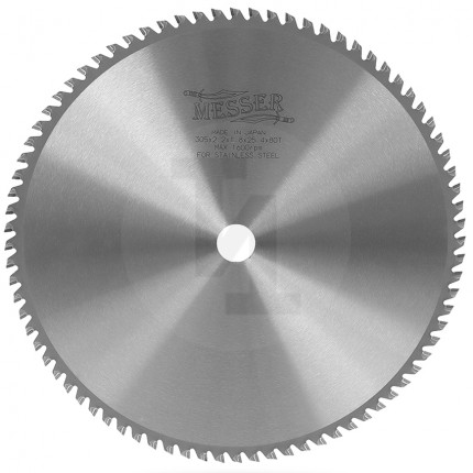 Твердосплавный диск для резки нержавеющей стали 305мм Messer 10-40-307