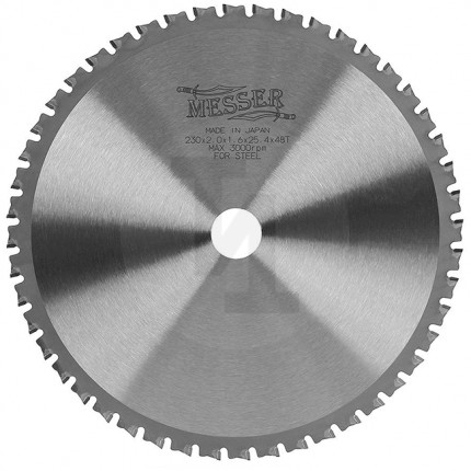 Твердосплавный диск для резки тонкой стали 230мм Messer 10-40-233