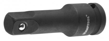 Удлинитель KRAFTOOL "INDUSTRIE QUALITAT", для ударных торцовых головок (1/2"), Cr-Mo, фосфатированный, 75 мм