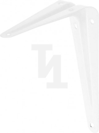 Уголок-кронштейн STAYER "MASTER", 125х100мм, белый 37401-1