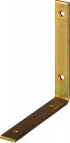 Уголок мебельный узкий УМ-4.0, 125х125х20 х 4мм, желтый цинк, ЗУБР