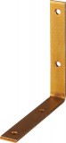 Уголок мебельный узкий УМ-5.0, 150х150х25 х 5мм, желтый цинк, ЗУБР