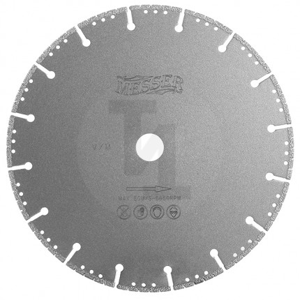 Универсальный алмазный диск V/M 200мм Messer 01-11-200
