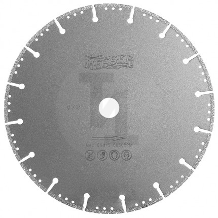Универсальный алмазный диск V/M 350мм Messer 01-11-350