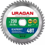 URAGAN Expert 230х32/30мм 48Т, диск пильный по дереву