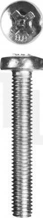 Винт DIN 7985, M4x8 мм, 20 шт, класс прочности 8.8, оцинкованный, ЗУБР 4-303156-04-008