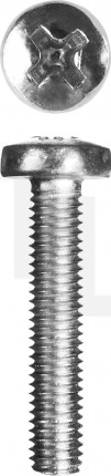 Винт DIN 7985, M5 x 25 мм, 5 кг, кл. пр. 4.8, оцинкованный, ЗУБР 303150-05-025