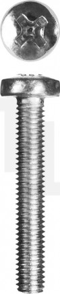 Винт DIN 7985, M5 x 30 мм, 5 кг, кл. пр. 4.8, оцинкованный, ЗУБР 303150-05-030