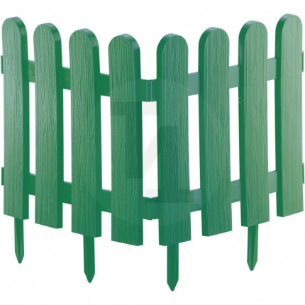 Забор декоративный "Классика" 29 x 224 см, зеленый Россия Palisad 65003