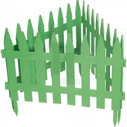Забор декоративный "Рейка" 28 x 300 см, зеленый Россия Palisad 65005