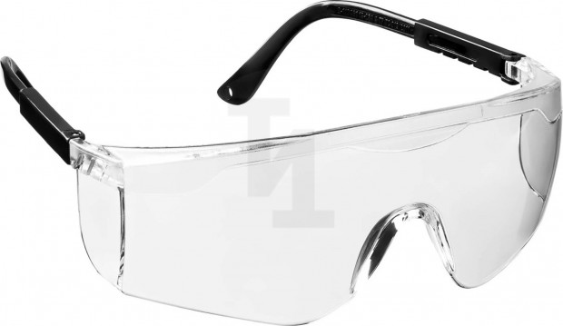 Защитные очки STAYER PRO-7 монолинза с дополнительной боковой защитой, открытого типа 2-110461_z01