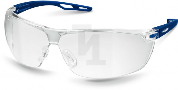 Защитные прозрачные очки ЗУБР БОЛИД сферические линзы устойчивые к запотеванию, открытого типа 110485