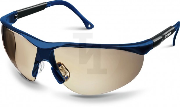 Защитные серые очки ЗУБР ПРОГРЕСС линза устойчива к царапинам и запотеванию, открытого типа 110323