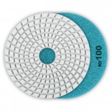 ЗУБР 100 мм, №100, алмазный гибкий шлифовальный круг (Черепашка) для мокрого шлифования