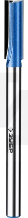ЗУБР 10x30мм, хвостовик 8мм, фреза пазовая прямая с нижними подрезателями, серия Профессионал 28755-10-30