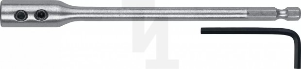 ЗУБР 150мм, удлинитель с имбусовым ключом для сверл перовых, хвостовик HEX 1/4″ 29507-150_z01