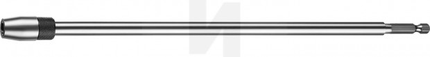 ЗУБР 300мм, удлинитель с быстросъемным устройством для сверл перовых, хвостовик HEX 1/4″ 29508-300_z01