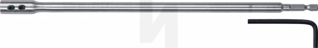 ЗУБР 300мм, удлинитель с имбусовым ключом для сверл перовых, хвостовик HEX 1/4″ 29507-300_z01