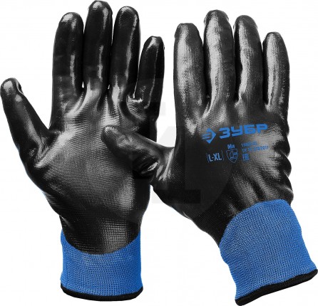 ЗУБР АРКТИКА перчатки утепленные износостойкие, двухслойные, размер L-XL. 11469-XL