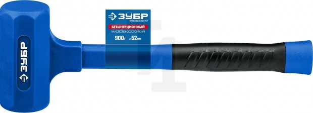 ЗУБР БМО 900 г 52 мм безынерционный молоток облитый эластомером 2049-900