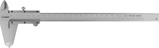 ЗУБР ЭКСПЕРТ, ШЦ-I-200-0,05 штангенциркуль ,нониусный, сборный корпус, нержавеющая сталь, 200мм,шаг измерения 0,05мм