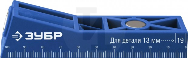 ЗУБР Кондуктор МИНИ одинарный для глухих отверстий, одно отверстие 30092