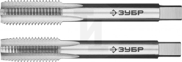 ЗУБР М12x1.5мм, комплект метчиков, сталь Р6М5, машинно-ручные