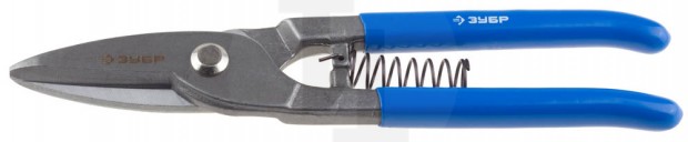 ЗУБР Ножницы по металлу цельнокованые, прямые, Cr-V, 250 мм, серия Профессионал 23012-25_z01