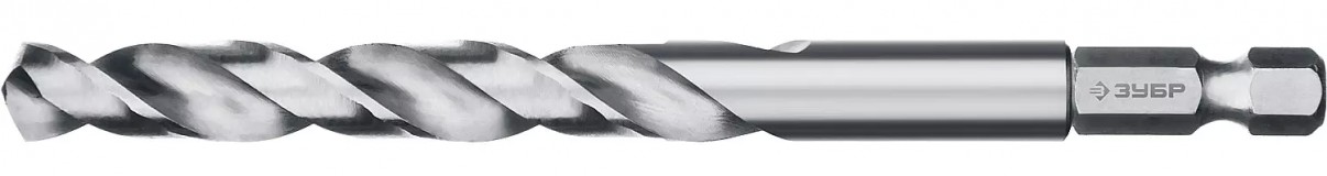 ЗУБР ПРОФ-А 8.0х117мм, Сверло по металлу с шестигранным хвостовиком, сталь Р6М5, класс А
