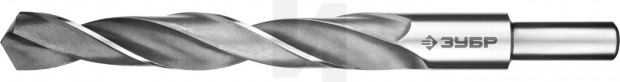 ЗУБР ПРОФ-В 14.5х169мм, Сверло по металлу, проточенный хвотосвик, сталь Р6М5, класс В