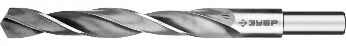 ЗУБР ПРОФ-В 17.5х191мм, Сверло по металлу, проточенный хвотосвик, сталь Р6М5, класс В