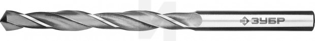 ЗУБР ПРОФ-В 6.5х101мм, Сверло по металлу, сталь Р6М5, класс В 29621-6.5