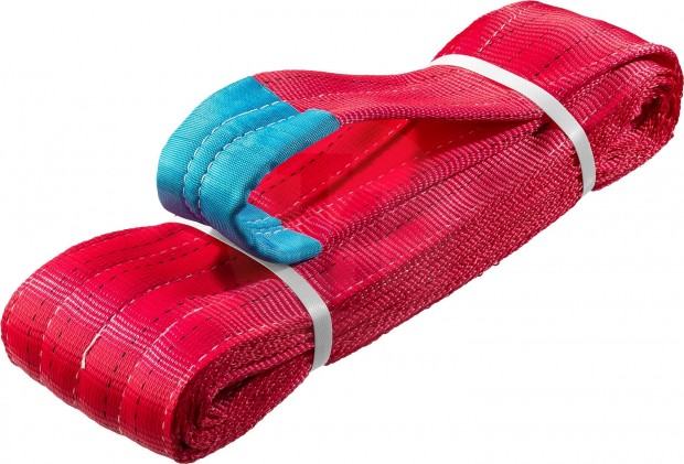 ЗУБР СТП-5/3 текстильный петлевой строп, красный, г/п 5 т, длина 3 м 43555-5-3