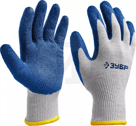 ЗУБР ЗАХВАТ, размер S-M, перчатки с одинарным текстурированным нитриловым обливом 11457-S